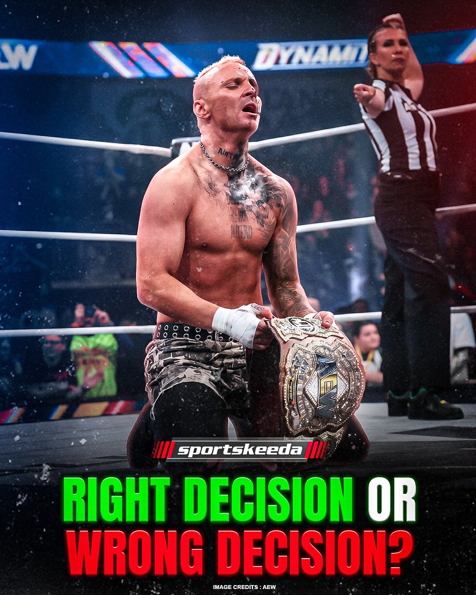 Do you think it was the right decison to make Darby Allin the new AEW World Champion?