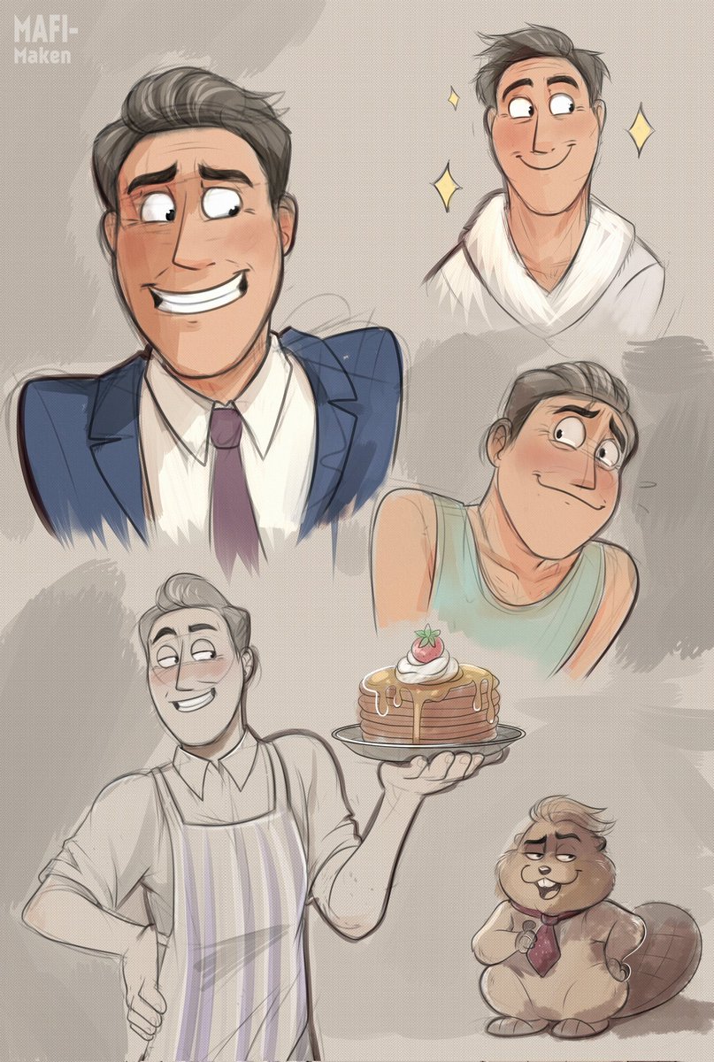 MafiMaken's tweet photo. Jerry! 🖊💙🥞
 #hoppers #pixar https://t.co/nGreQYSngp