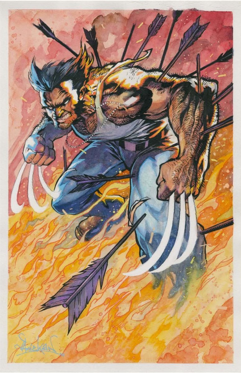 WolverSteve's tweet image. #Wolverine 
Awesome Art By Aniekan Udofia