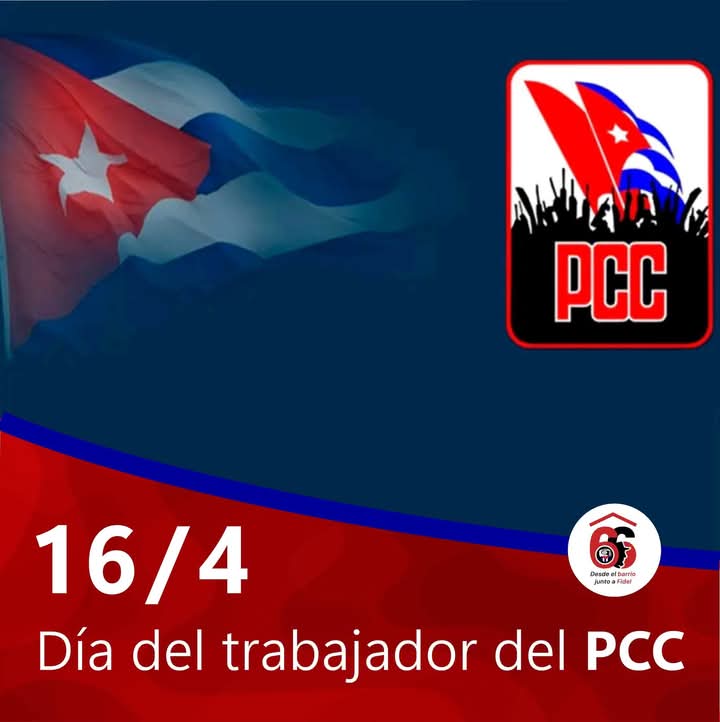 #Empaholguin felicita a todos los militantes del #PCC En especial a sus cuadros y trabajadores. #Fidelporsiempre @grupodealimentod