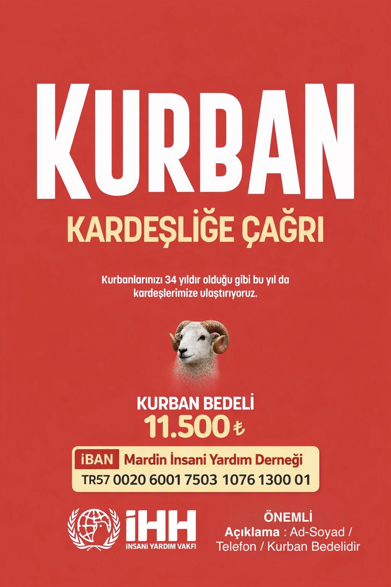 Mardin_IHH's tweet photo. #KurbanınızUmutOlsun https://t.co/wJP05wxJBR