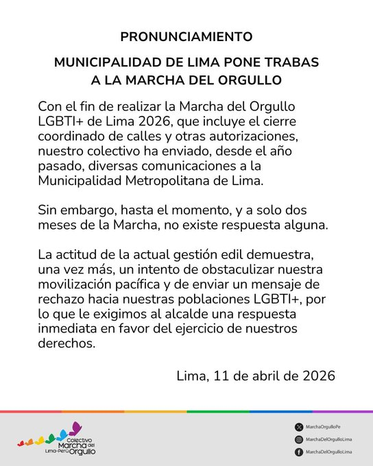 #NoMasLeyesDeOdio #28J 🇵🇪 tweet media