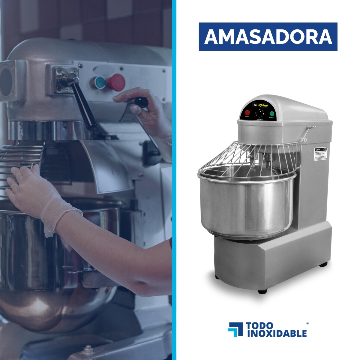 inoxidable_todo's tweet image. No todo está en la receta. Una amasadora profesional hace más estable tu producción 🥖🍕🧁. ¿Qué preparas más?
#Amasadora #Panaderia #Reposteria #CocinaProfesional