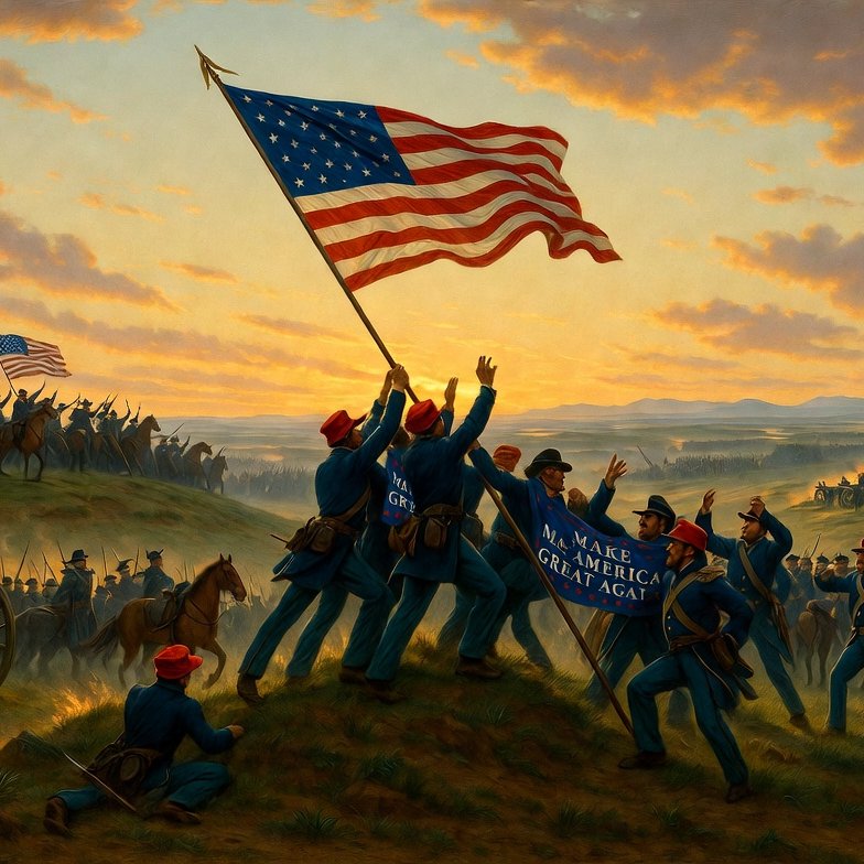 OuiThink's tweet photo. @EricLDaugh Have you ever noticed how these WOKE people better pray that there is never another American Civil War? https://t.co/8bvfMpU1iT