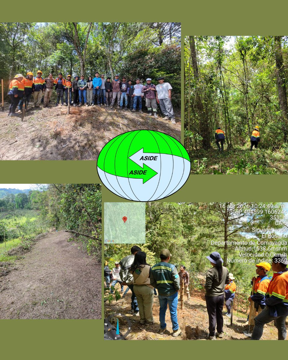 HondurasAside's tweet photo. ✅Visita a la microcuenca Calán, en el municipio de El Rosario, Comayagua, con el propósito de supervisar y brindar acompañamiento a la cuadrilla contra incendios de la Reserva Biológica Montecillos. En esta zona se llevan a cabo labores de rondas como medida de protección. https://t.co/rgwm60QeHo