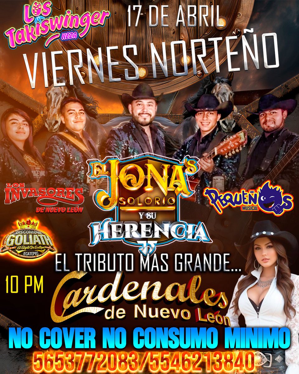 CENTRO DE ESPECTÁCULOS SW: “LOS TAKISWINGER “ A.C tweet media