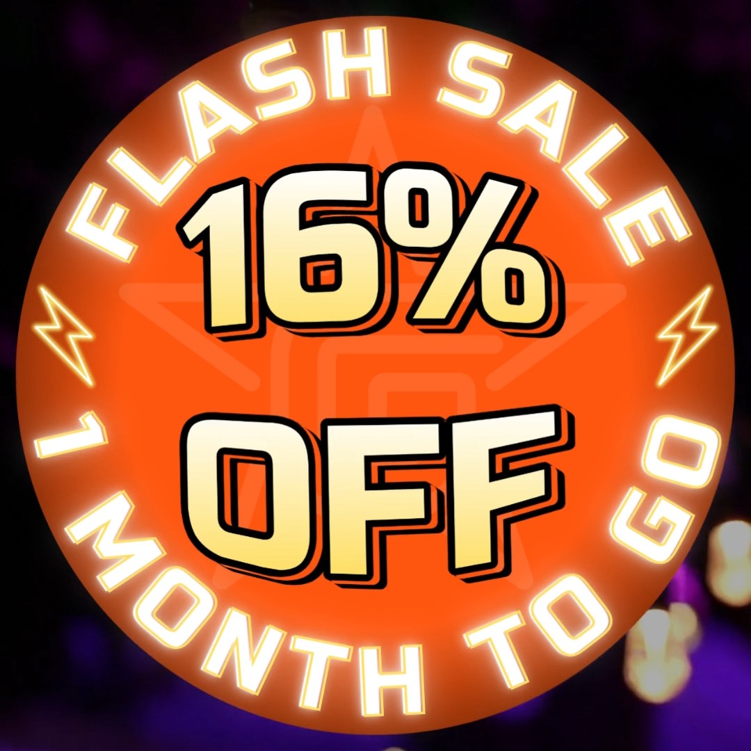 Glowdeofest's tweet photo. GLOWDEO is 1 month away! We're flashing you with a sale to celebrate! 😉

Just enter code "1MOTOGLOW" for 16% off at checkout. Discount expires tomorrow at midnight. 🎫 https://t.co/OARTaCZ5wJ