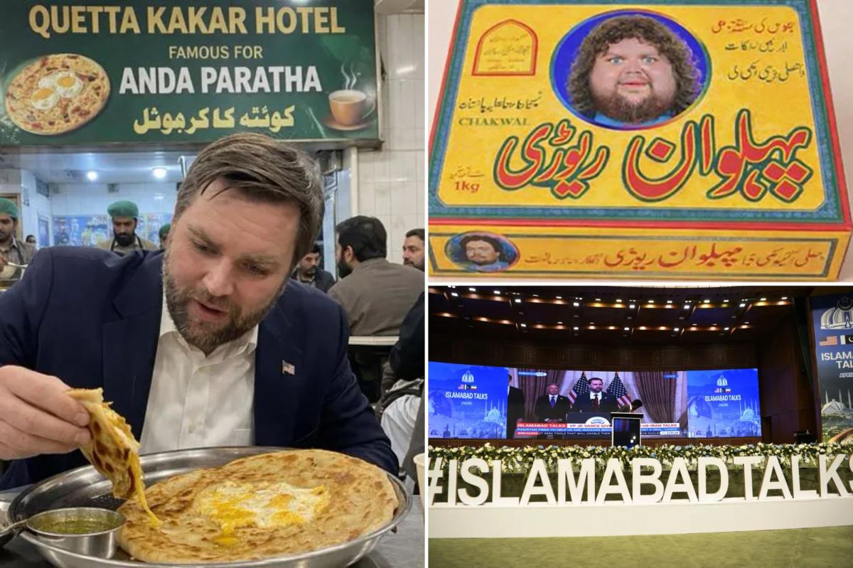 JD Vance meme game floods Pakistan, following his visit to Islamabad for Iran peace talks: 'This is how we do soft power' trib.al/cduA4m5