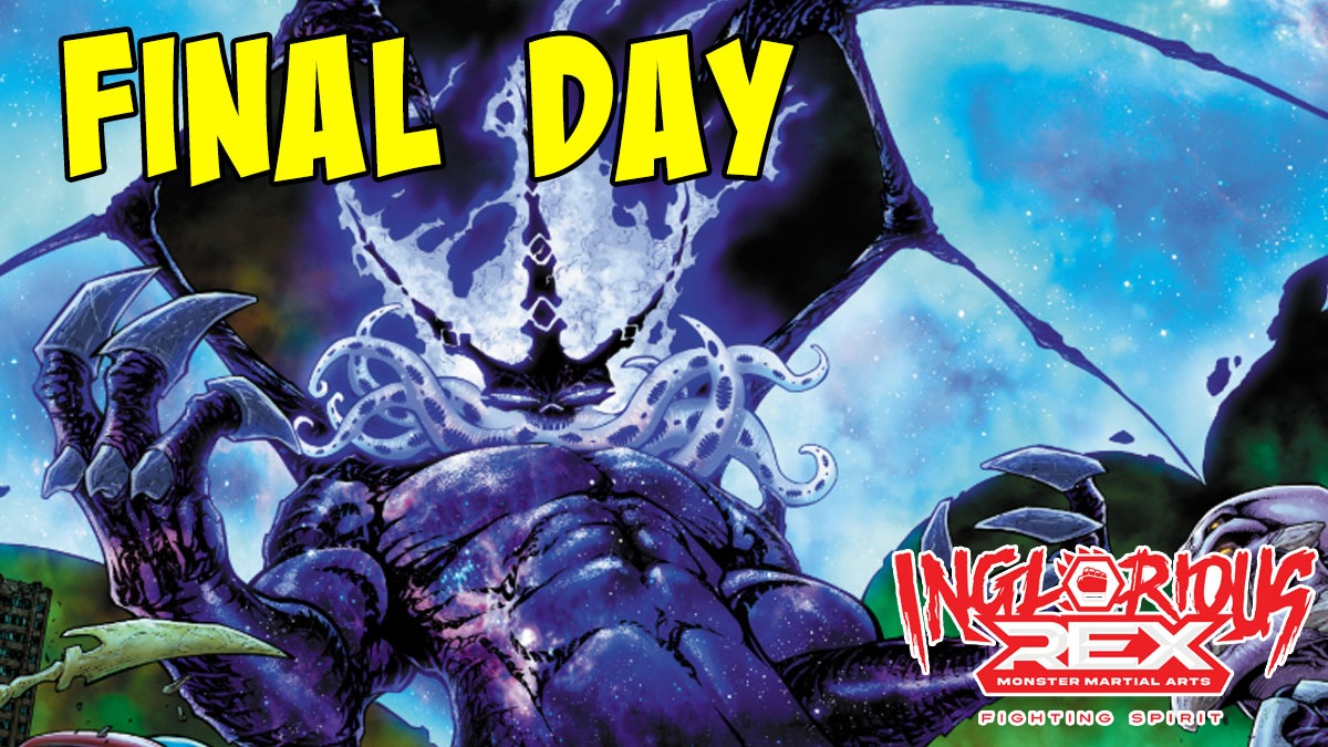 shanedavisart's tweet photo. Inglorious Rex 3 closes out for good TONIGHT! Missed covers from the original campaign? Be sure to check out our Beast Box tier to grab them all in one handy pack, complete with an exclusive Ethan Van Sciver lineart cover!

Back now or miss out!
9 Lives: https://t.co/DtbAZXUVQa
IGG: https://t.co/QD30D1cAAl