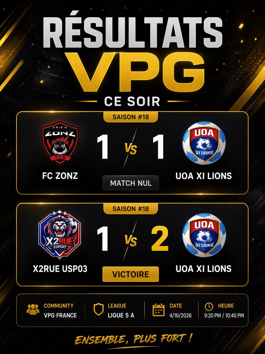 XI LIONS FC tweet media