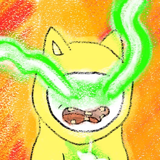 PantherPunkz's tweet photo. @ChumlinsX just cooked the most unhinged Chumlin yet ๐ญ๐ฅ
Yellow little shit SCREAMING with green chaos aura swirling everywhere?? This shit art is PEAK.
Who else collecting these little shits? ๐
#Chumlin #ShitArtโ https://t.co/7BM1QL8xsb