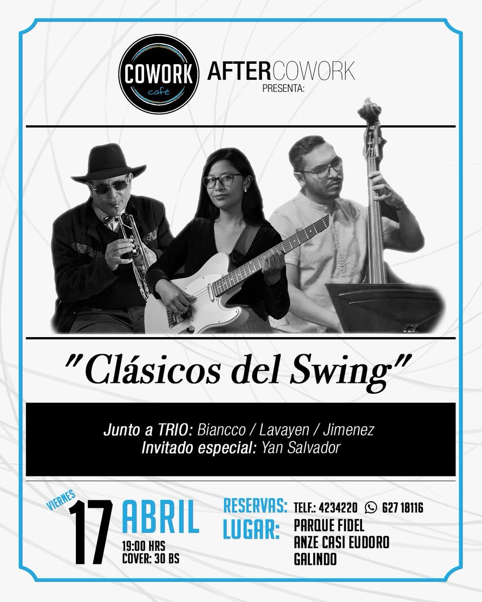 Con piezas que son verdaderos clásicos del swing!!
