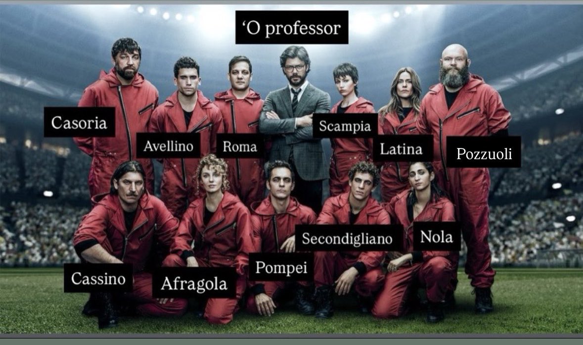 la banda di ladri della rapina alla banca di napoli