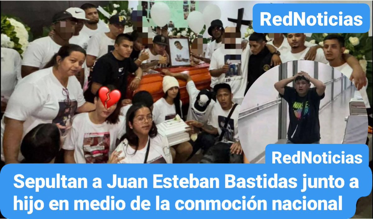SalgadoLindarte's tweet photo. Sepultan a Juan Esteban Bastidas junto a su hijo en medio de la conmoción nacional
Con profundo dolor en medio escenas de tristeza, familiares, amigos y comunidad despidieron a Juan Esteban Bastidas, el joven de 20 años cuya historia estremeció a Colombia tras quitarse la vida https://t.co/OIvW0hAm7N