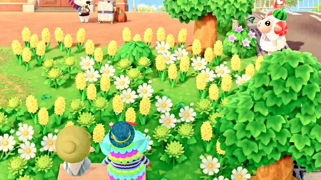 betazou1234's tweet image. おはようございます☀️.°

ちゃちゃまるとジュペさん🐑🤡
 #メイン島 #NintendoSwitch #あつ森 #AnimalCrossing  #ACNH