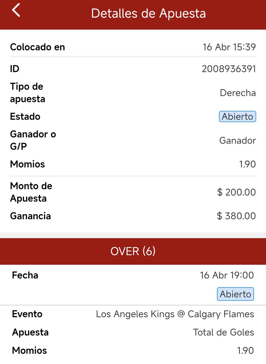 cazapicks333's tweet photo. Banda no ví que la MLB era temprano, me perdí un super pick, hoy metemos este vayan con precaución que el bueno ya pasó.💔
Hasta al mejor cazador se le va la liebre, ni hablar a seguir trabajando.🗒️✍️

Pick de hoy 16-04-26 😎
Vayan con stake 1, es hockey🔥
#NHL #picks #cazapicks https://t.co/Vsssoh1Qr0