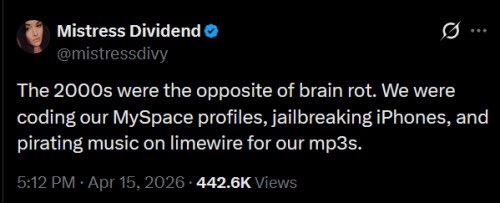 Old Internet tweet media