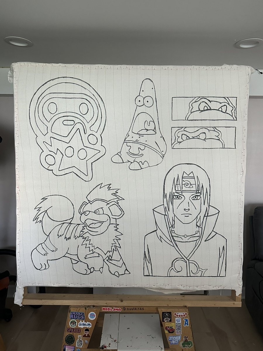 rugsaiyan's tweet image. in the works next 🔥 #rugs #custom #art