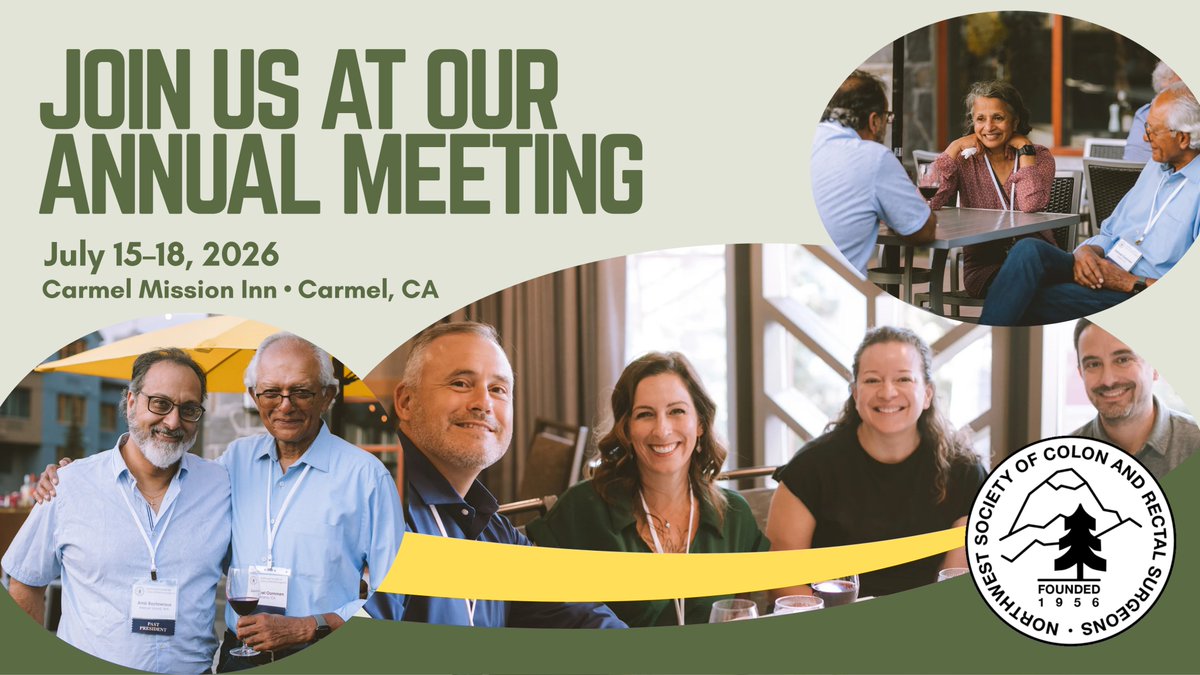 nwscrs_'s tweet photo. Join us for the 2026 Annual Meeting!

📅 July 15–18
📍 Carmel Mission Inn, Carmel, CA

Room rate deadline: June 22 (register before booking).

Surgeons, healthcare pros &amp; industry partners welcome.

Register + agenda: https://t.co/vIkBZpxpyJ https://t.co/rbLr0vOjpa