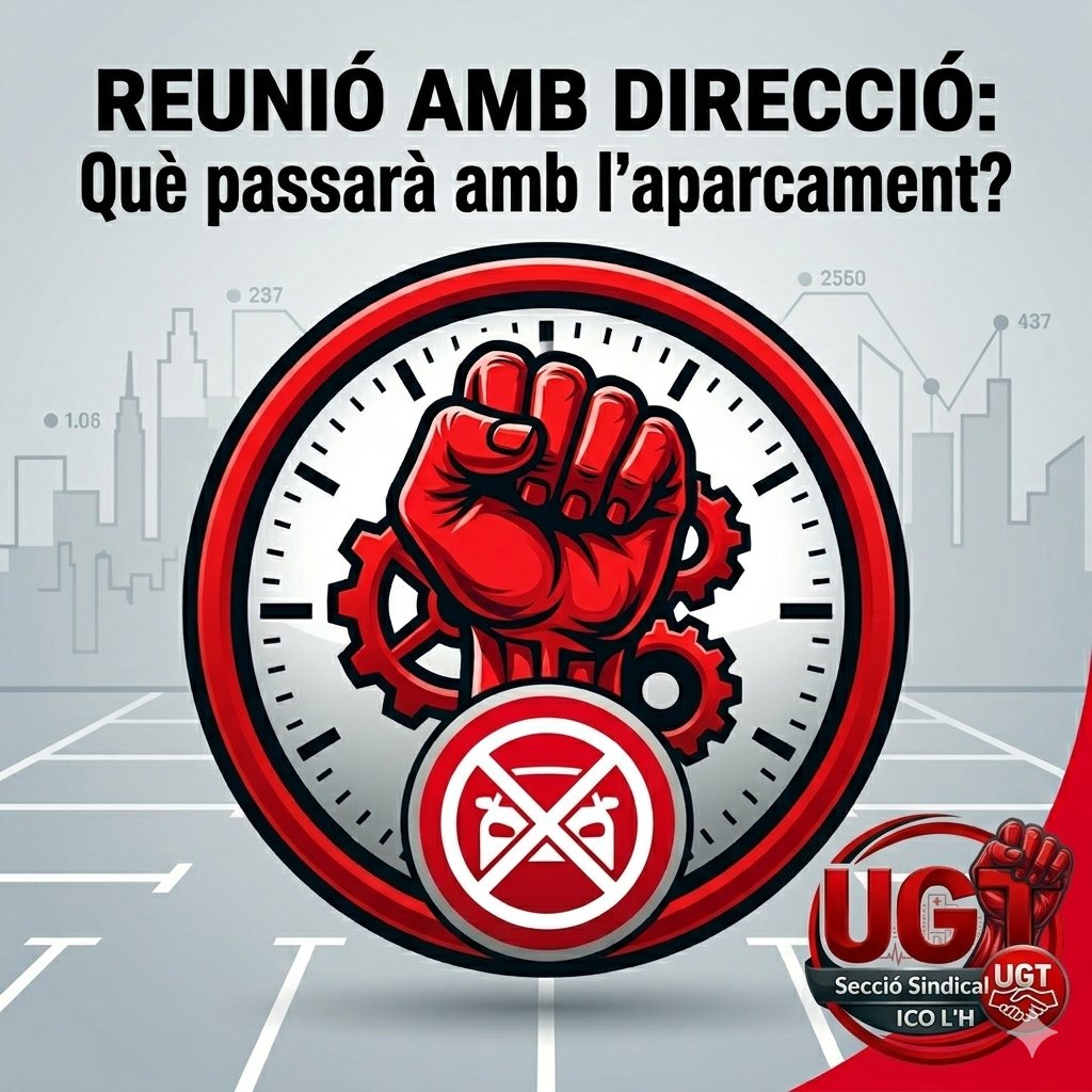 ugticoHosp's tweet photo. EL CONFLICTE DE L'APARCAMENT 🚗💨
El pla urbanístic de l’ @LHAjuntament per al soterrament de la Granvia és un atac directe a treballadors i pacients 👇 https://t.co/VWQqZvpBLv