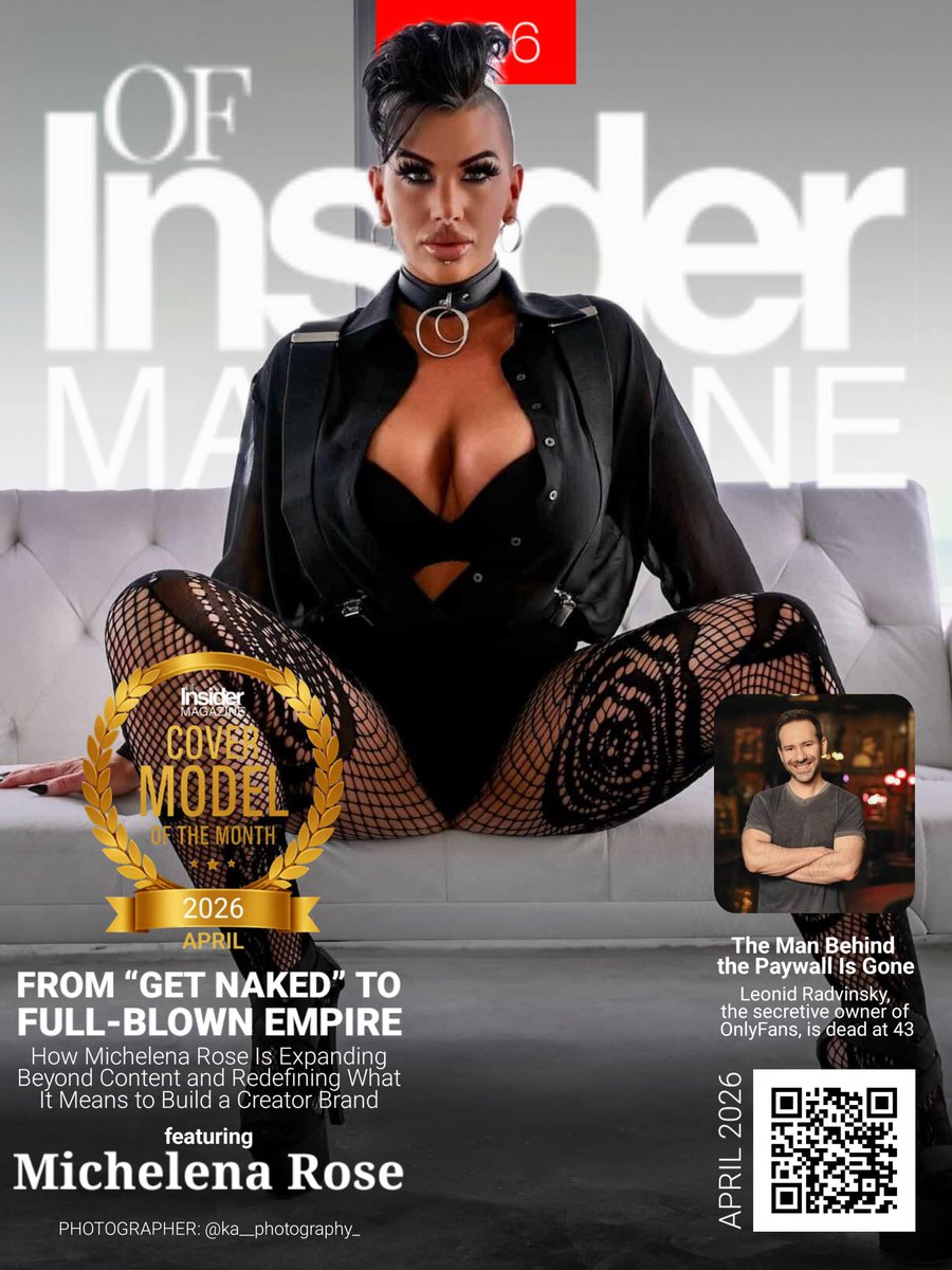 OfInsiderMag's tweet photo. Just read: "FROM "GET NAKED" TO FULL-BLOWN EMPIRE": How Michelena Rose Is Expanding Beyond Content and Redefining What It Means to Build a Creator Brand, featuring @michelenarose7 (@itsmichelenarose)  https://t.co/iXe5StmtQN 

#CreatorEconomy #OnlyFansInsider #CreatorStories https://t.co/tCDEhThVer