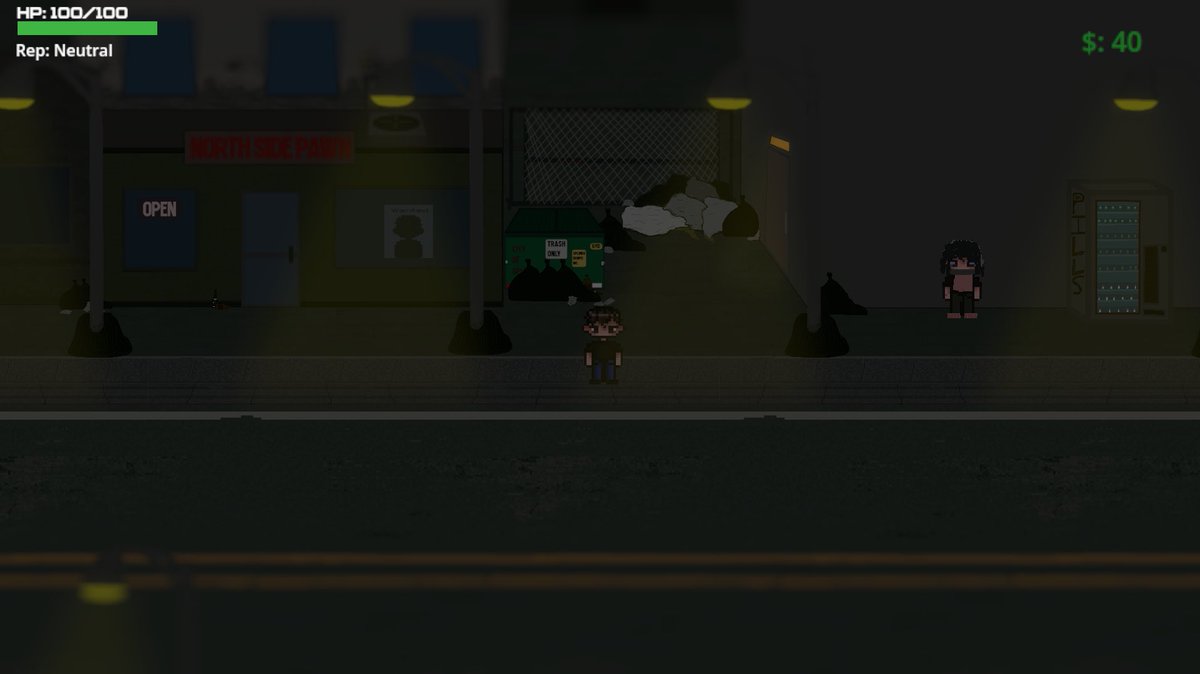 amiinfocus's tweet image. Some screenshots 
So happy with the progress of two weeks 
A bunch of areas to explore already 
Inventory, looting, saving, bosses, karma system etc 
Assets made by my girlfriend and I 
No Ai 
#godot 
#gamedevelopment