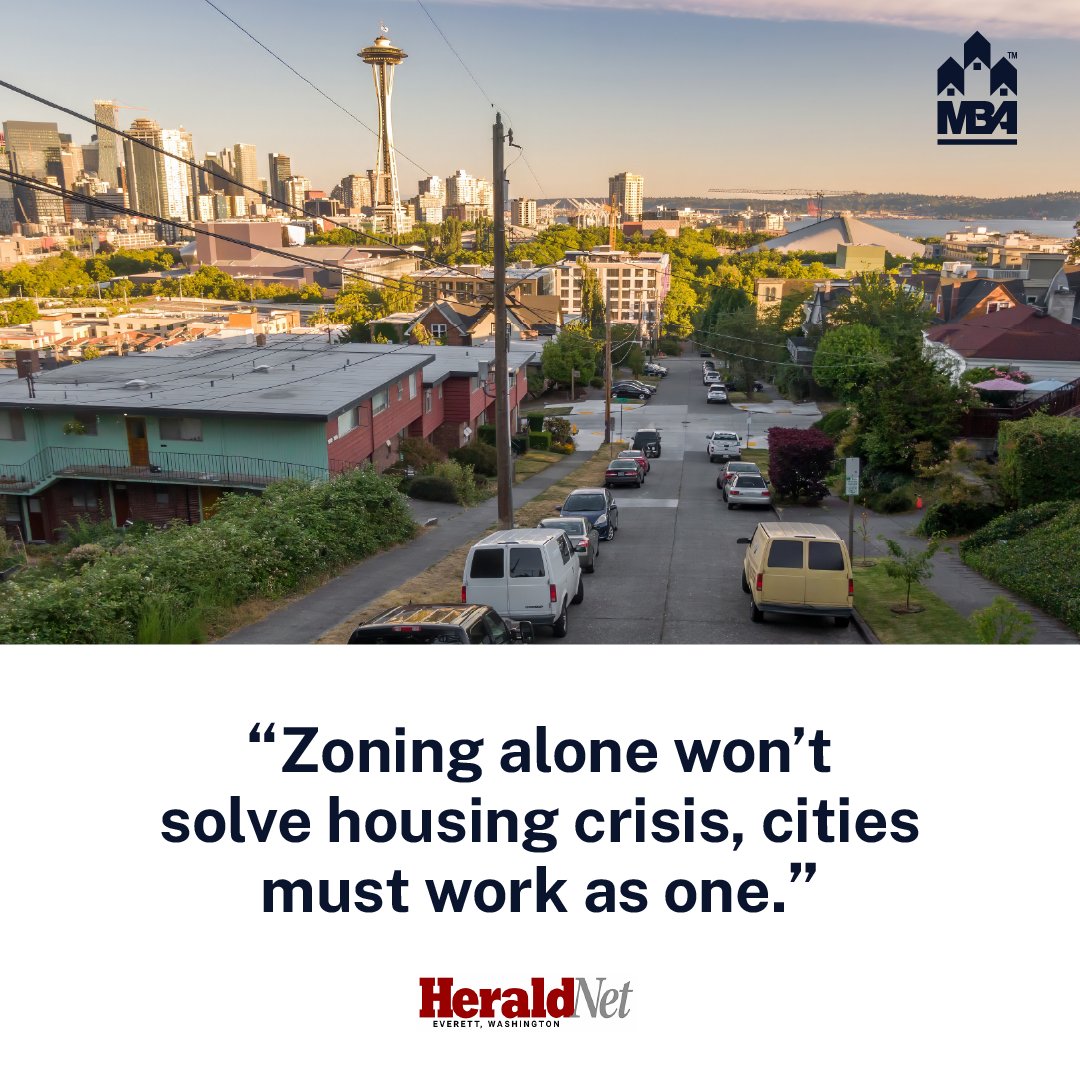 MBAKS's tweet photo. Real housing solutions require alignment. As Todd Welch from the @EverettHerald puts it: when policy, permitting, and financing all work together, housing can be delivered more efficiently—and at a scale that meets real community needs. 

Read more:
https://t.co/ETMPfKCt4r https://t.co/K9oIHlDMs4