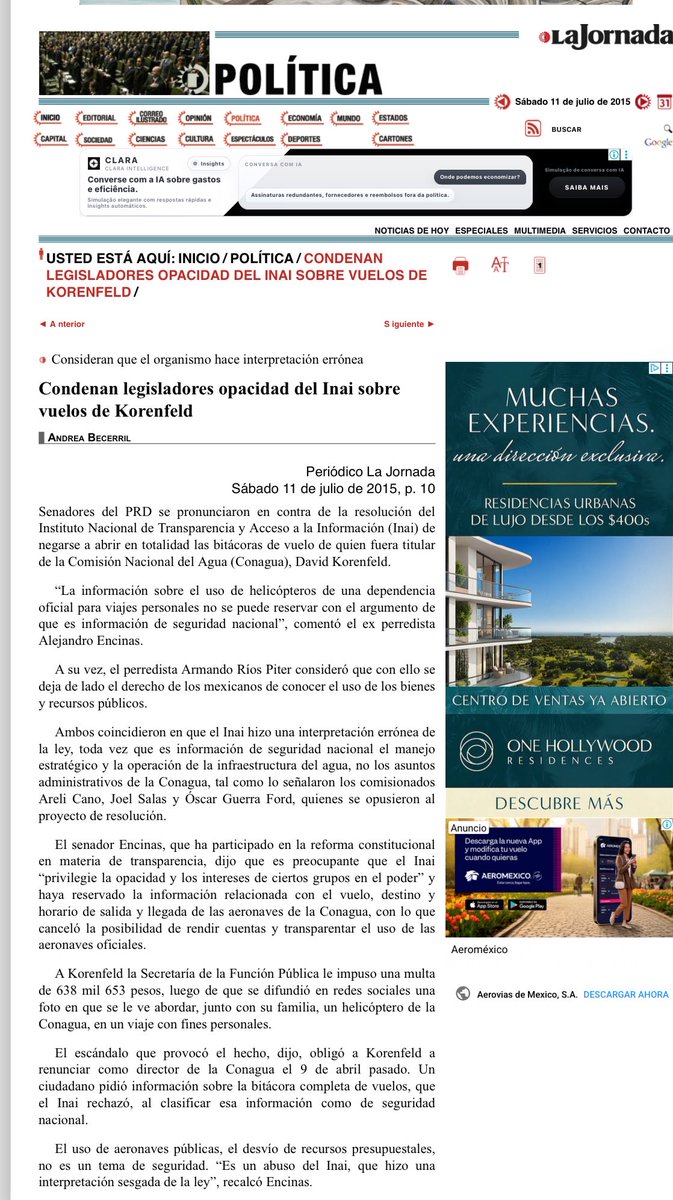 ¿Se acuerdan del escándalo Korenfeld? Era el titular de la Conagua que usaba un helicóptero oficial para ir de su casa a la oficina. 

Pues una década después, Morena puede aplicarse a sí mismo toda aquella critica: tanto por el uso de recursos públicos como por la opacidad.