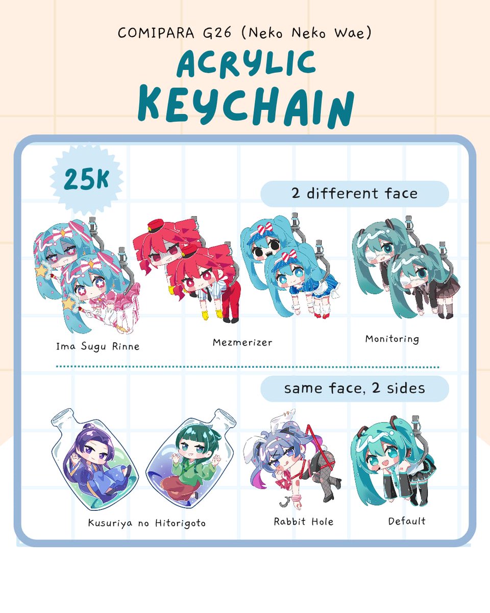 remurishin's tweet image. SIAPA MAU NIKAH DI COMIPARA?????
✨️  Neko Neko Wae (G-26) ✨️

Siap menikahkan kamu dan waifu / husbumu
KUA buka hanya Minggu, 19 April 2026

Jangan lupa beli dagangan lainnya, ready 2 hari
18-19 April 2026

#comipara #comicparadise #comipara6 #comipara6catalogue
@comipara_id