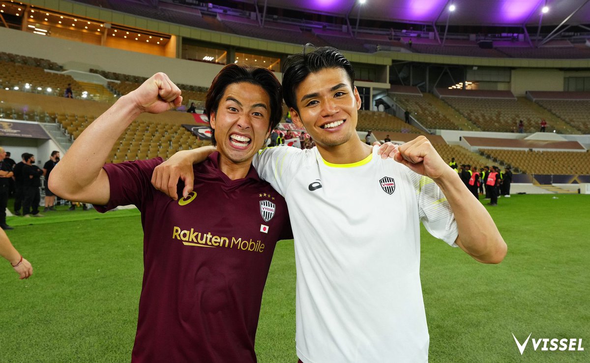 素晴らしい😭
次も勝とう！！
ここ最近日髙めちゃいい👏

＃visselkobe
＃酒井高徳
＃井手口陽介