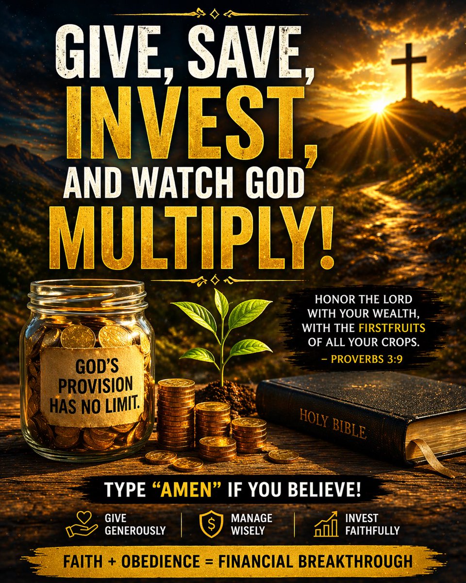 FishVlogs's tweet photo. https://t.co/QfLN07LXTW 👈 Join me!

If you believe God will multiply your finances:
Type “GOD WILL MULTIPLY” 🙏

Don’t forget to like, share, and follow for daily Bible-based wealth wisdom 🔥 https://t.co/aDB71x4RdO