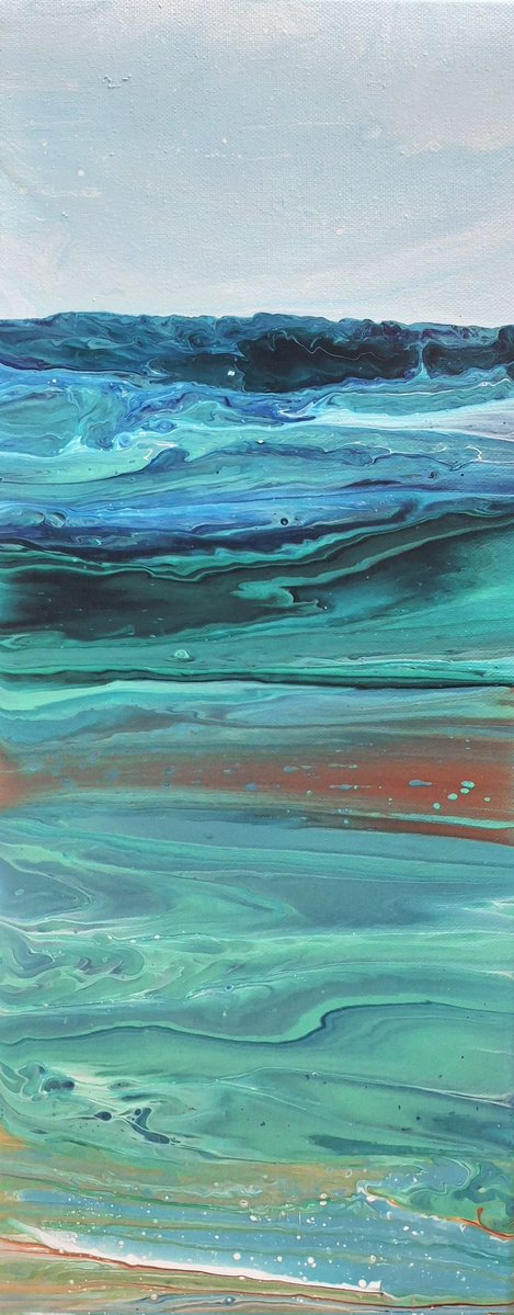 ed_objective's tweet image. Latest piece of #flowmotionart This painting will be in our exhibition at Porthleven's Old Lifeboat House 6-12 June and available to buy. #Cornwall #fluidart #abstractart