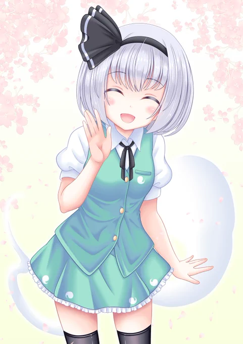 #自分で描いたお気に入りの魂魄妖夢を貼ってけ 2019年から2022年までに描いた妖夢ちゃんです