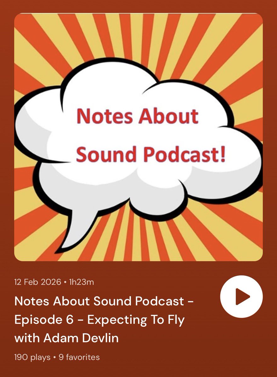 Notes About Sound tweet media