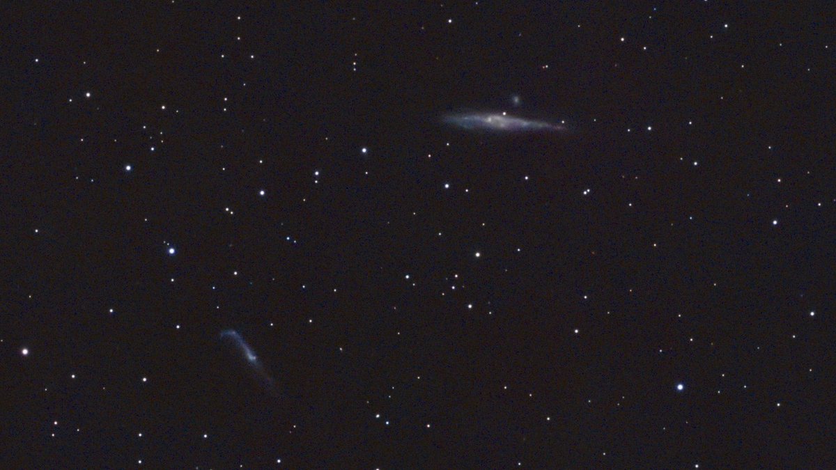 virgo20113's tweet photo. DWARF3にて
2026.4.16 NGC4631＆NGC4656
15s×120
左は撮影しましたまま
右はクロップしたものです。

#DWARF3 https://t.co/m7gofYZrE3