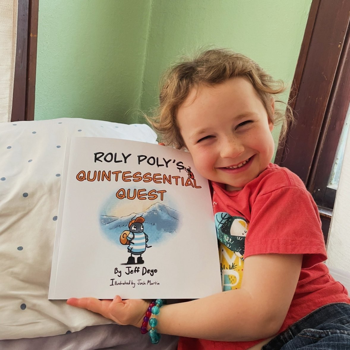 jeffdeyo's tweet photo. Adalyn was so excited when she found out her pastor wrote a children’s book. Are you looking for a Mother’s Day present or a gift for a child’s birthday? Roly Poly’s Quintessential Quest is on Amazon and at https://t.co/cX0HKLVnzk. Get yours today!!😍😍😍 https://t.co/kLLBtLcuka