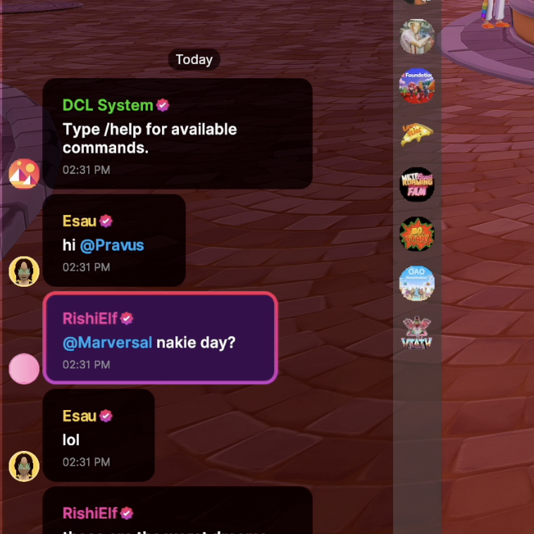 Marversal_eth's tweet image. When testing skins and
rarely sleeping ensues.

Nakie Days can happen. 😱
@decentraland

#DCL #NakieDay