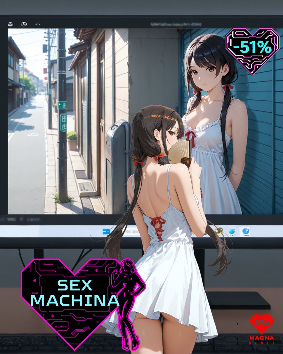 MagnaGames2025's tweet photo. 🚨 SALE THIS SUNDAY 📷 51% OFF — Sex On The Beach 51% OFF — Sex Machina 65% OFF — My First Love 📷 https://t.co/JbgcfNz66d #SteamSale #hentai #VisualNovel #PCGaming #Deals https://t.co/kHodzLQu9U