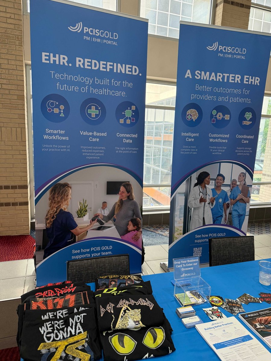 PCISGOLD's tweet photo. What’s breaking your healthcare mixtape?
Come see us at Booth #17 at TMGMA 2026 to grab a shirt, enter our giveaway, and tell us about your medical practice. Let’s talk about the pain points, the priorities, and what better support could look like. https://t.co/XM9BNa6dCY