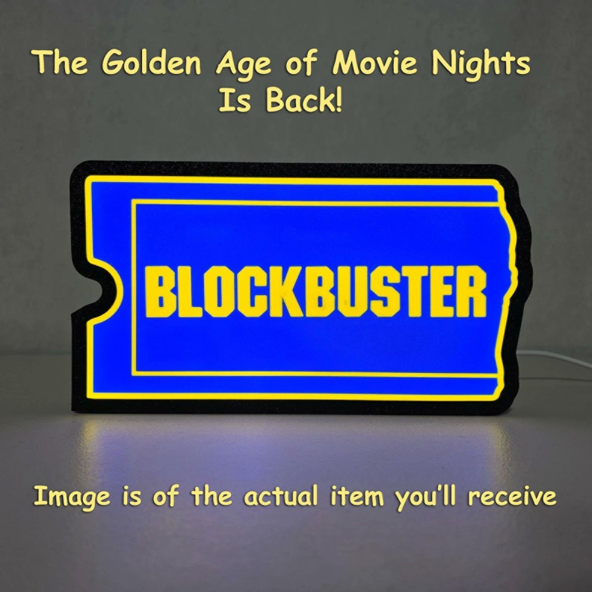 gr8prices1's tweet image. 🍿| Blockbuster Video Light Up LED Sign Decoration 9" x 5" x 1.25"  | 3D Printed &amp;amp; Ships Free Next Day from Utah, USA 🇺🇸

#BlockbusterVideo #RetroDecor #LEDSign #homedecor #Hometheater #gr8prices #Freeshipping #Reproduction #freereturns 
ebay.us/m/fa65iJ #eBay via @eBay