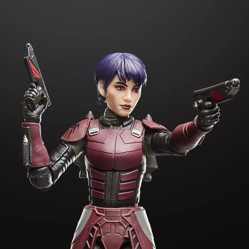 okay so why do her blasters on the black series figure have these red/pink stripes. like her armor here doesnt have the weathering so why would they add smth that is not there to the blasters. possible armor and blaster repaint at the end of the season?