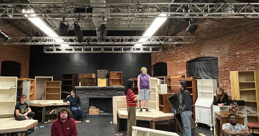 mccc's tweet photo. MCCC Theatre Arts and West End Student Theatre are bringing "The Library at the End of the World" to the stage April 23–26 https://t.co/secwR1pfYT #CCMonth #HowDoYouMontco #SmartestFirstStep #StrongestNextStep #SkillsForTheFuture #CommunityCollegeWorks @CCTrustees https://t.co/hqY911m335