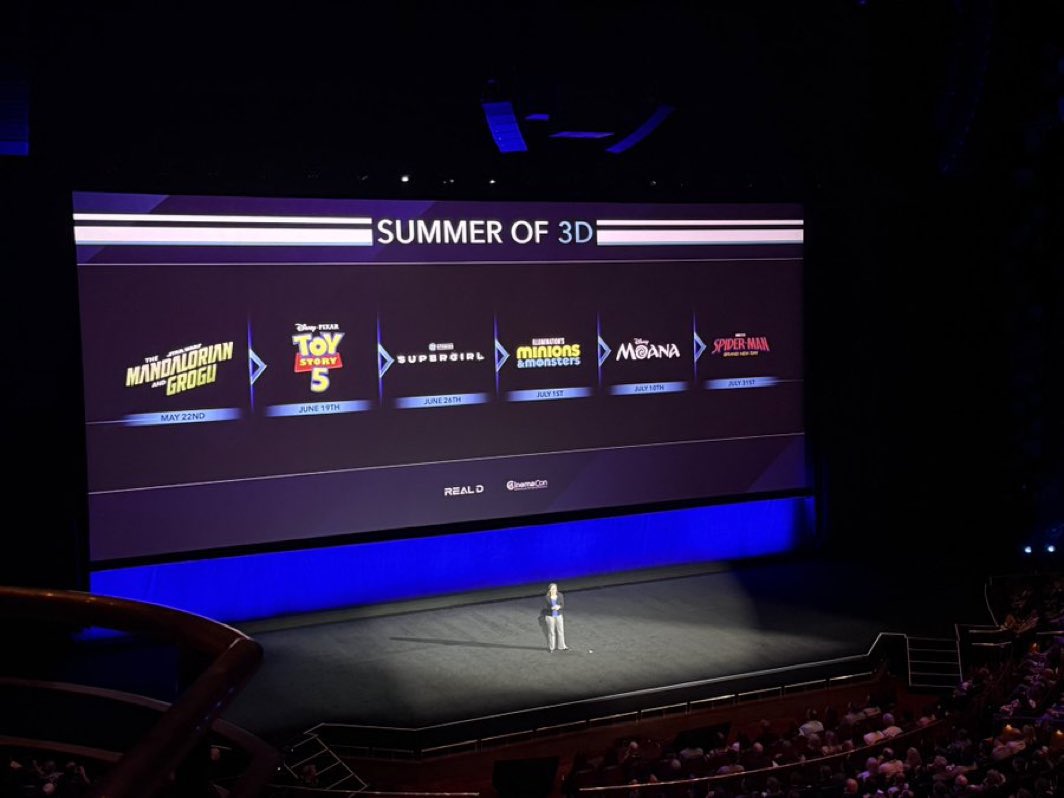 BREAKING: Spider-Man: Brand New Day will have a 3D version which has just been announced at #CinemaCon 2026.