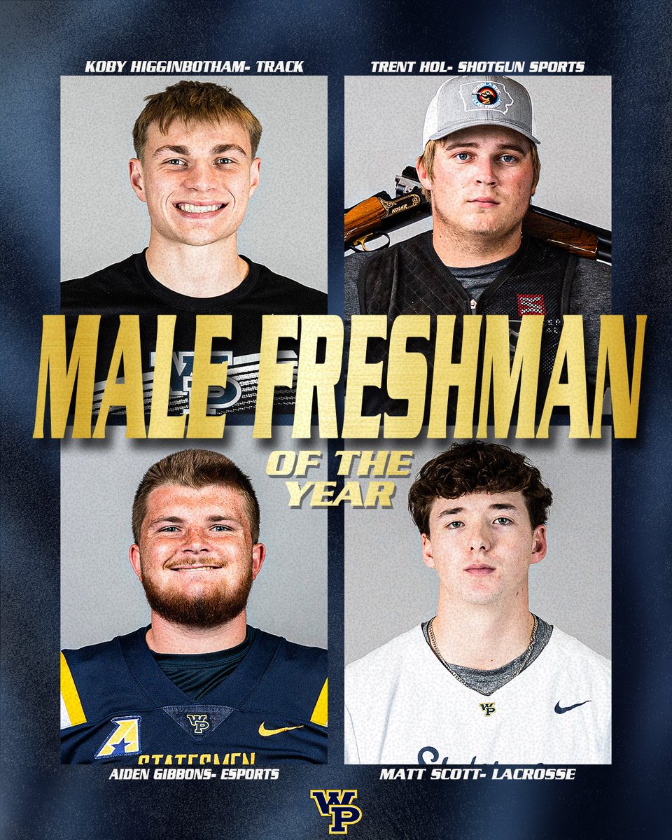 WPUAthletics's tweet photo. 11 days until the Statesmen Award Show! Meet the Male Freshman of the Year nominees! https://t.co/p9muVW8vFs