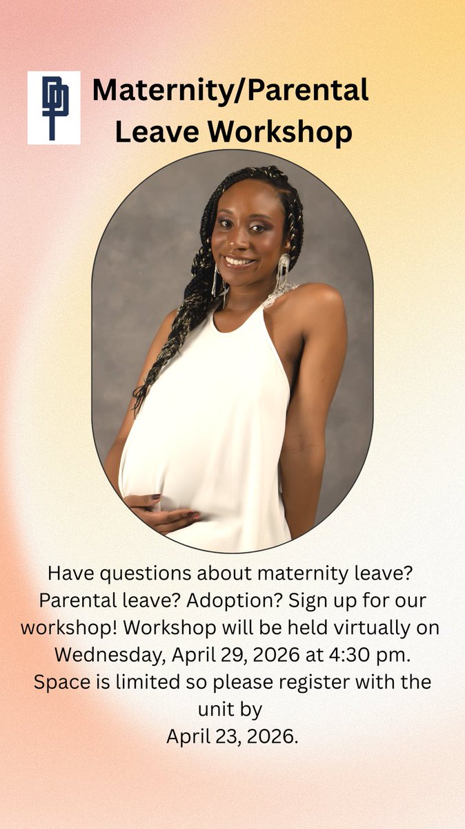 elemdp's tweet photo. You’re invited to join our Maternity/Parental Leave Workshop—an informative and supportive session designed to help you navigate your leave.
If you are interested in attending, please register. The link can be found in the member section of our website: https://t.co/NzZsuGfw5O. https://t.co/ZgeNKmTu3X