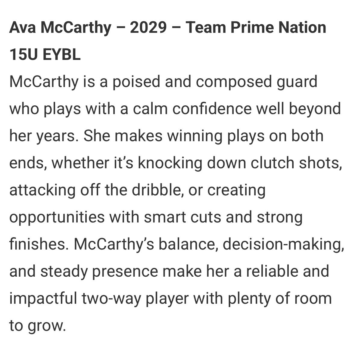 AvaMcCarthy05's tweet photo. Thank you @JrAllStarBB @JrAllStarWI!

@WiFlightElite @Coach_Pat2292 @BlueprintPlayer @OldAbeNation https://t.co/LSFoZvw4Cg