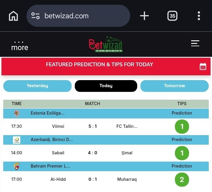 BetwizadTips's tweet image. 🚨 Massive W today fam! 🎉
Both Featured and Expert Tips on point 🔥
Shoutout to everyone who trusted Betwizad.com
We move different. Tomorrow’s heat already cooking 👀

#BetwizadTips #WinningMindset #boom