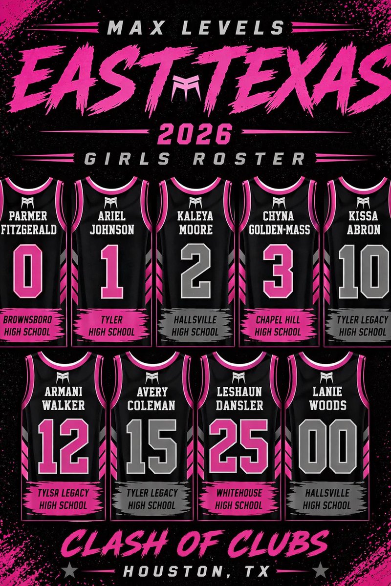 MaxLevelsETXGbb's tweet photo. 🚨Live Period Alert🚨 

Our 17U squad will be pulling up to Clash of the Clubs in Houston this weekend🔥
Coaches: If you are looking for tough, skilled, versatile, &amp; relentless competitors, join us court side! 
These girls don’t just play, they compete!!
#WBBRecruiting #Houston https://t.co/I6aeLl8VEc