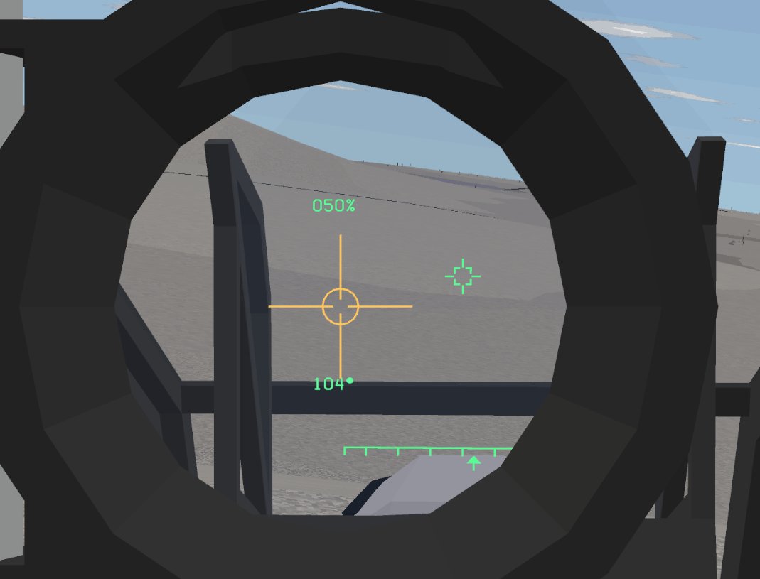 hijongparkAlt's tweet image. I learned that my indirect reticle movement was reversed and cobra helmet sight reticle color should  always be orange, I fixed them now.
#flightsim #gamedev