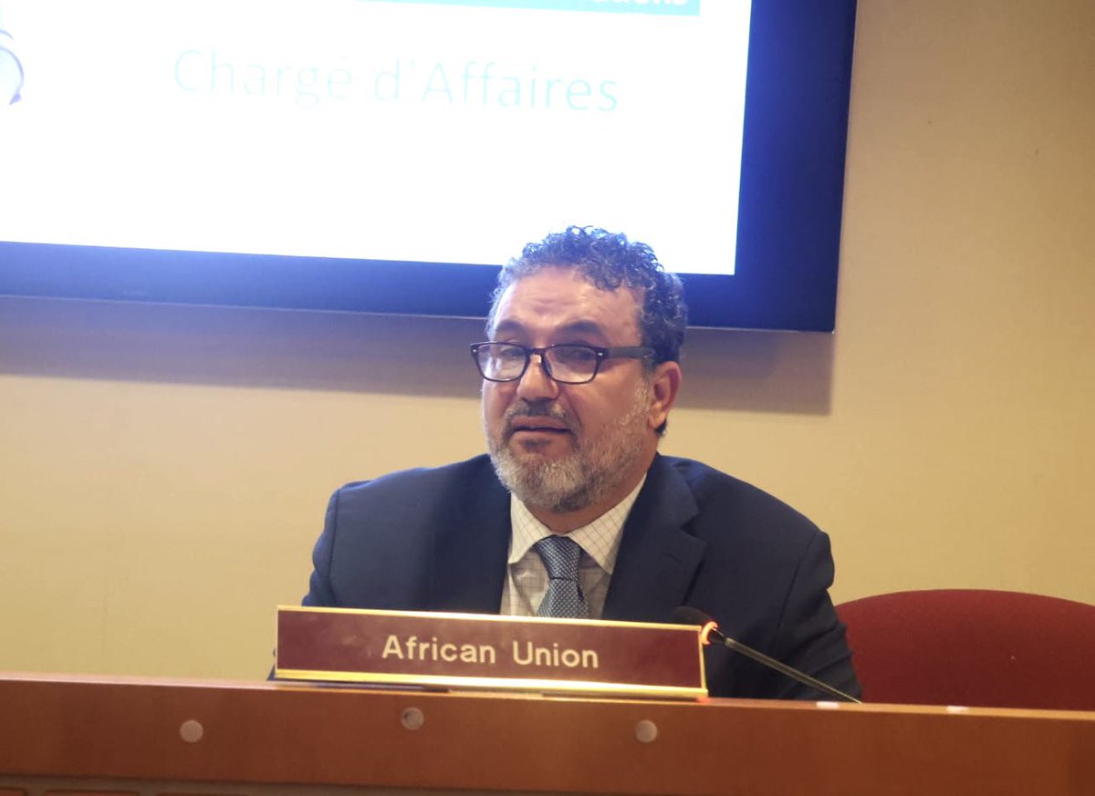 AfricanUnionUN's tweet photo. #EYF2026 #ECOSOCyouthForum
The @AfricanUnionUN  convened a side-event on “Fair Play for Peace: Countering Hate Speech in Youth Sports and Society”, jointly organized with the Missions of Senegal 🇸🇳 and Colombia 🇨🇴, as well as the #HWLP.

Mr. Salem Matug [@shahism04] emphasized that “the @_AfricanUnion recognizes sport as a strategic tool for development, peacebuilding, and Pan-African integration,” highlighting Aspiration 5 of the #Agenda2063 and its vision of a strong cultural identity, shared values, and an African cultural renaissance driven by sport and creative expression.

Grounded in the #YPS Agenda and the AU’s Sport for Development approach led by the #AUSC, discussions called for amplifying youth voices and scaling partnerships for lasting impact.

#Sport4Development #Youth4Peace #Agenda2063 
#Youth4Peace #YouthLead